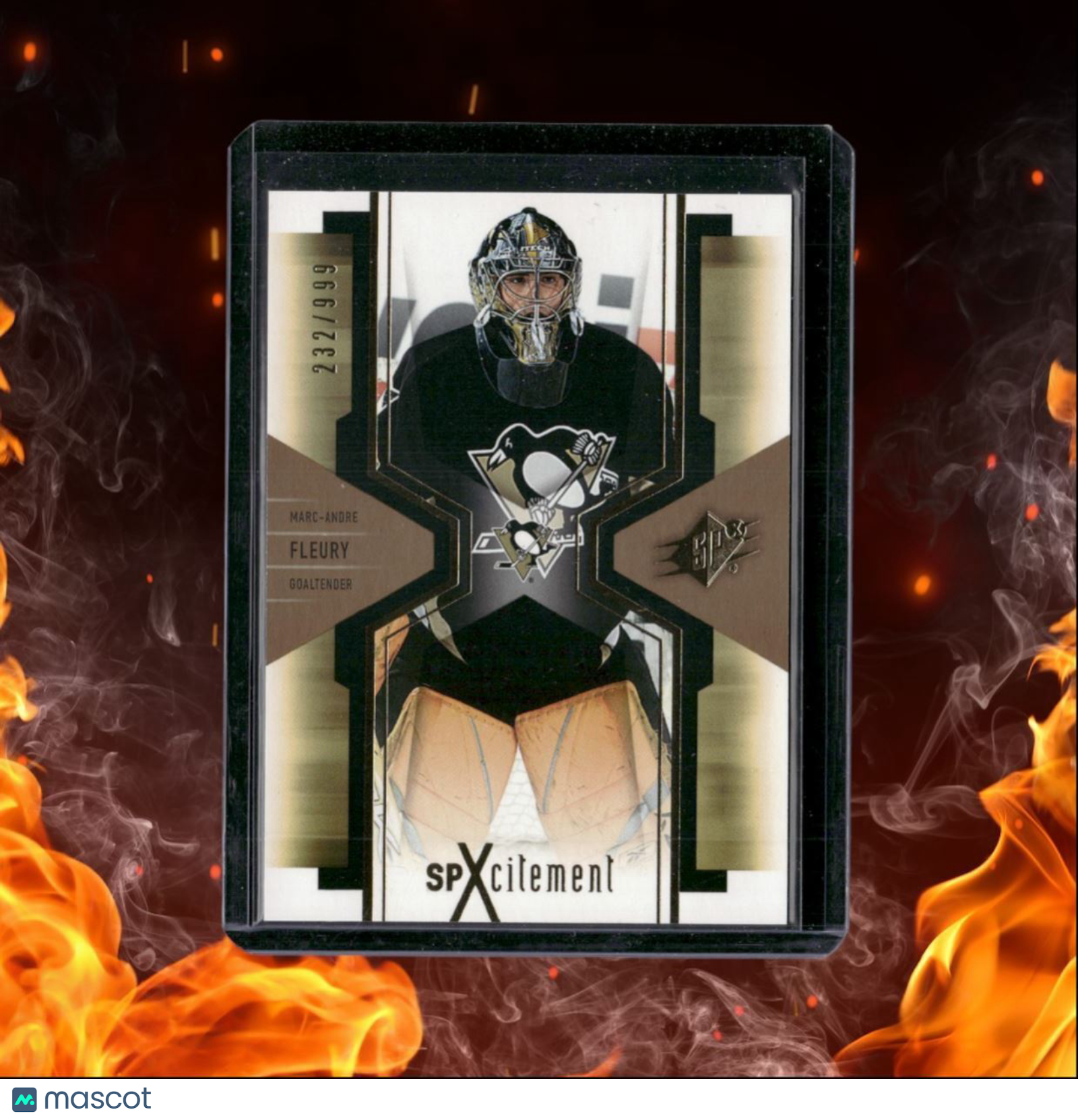 2006-07 Upper Deck SPx Marc-Andre Fleury SPxcitement Gold 232/999 #X81