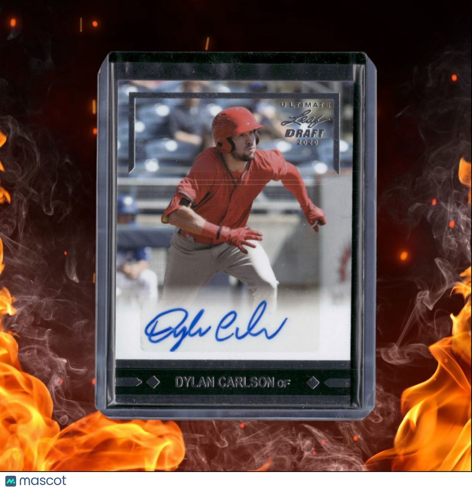 2020 Leaf Ultimate Draft Dylan Carlson Gold Rookie Auto #GLR-DC1
