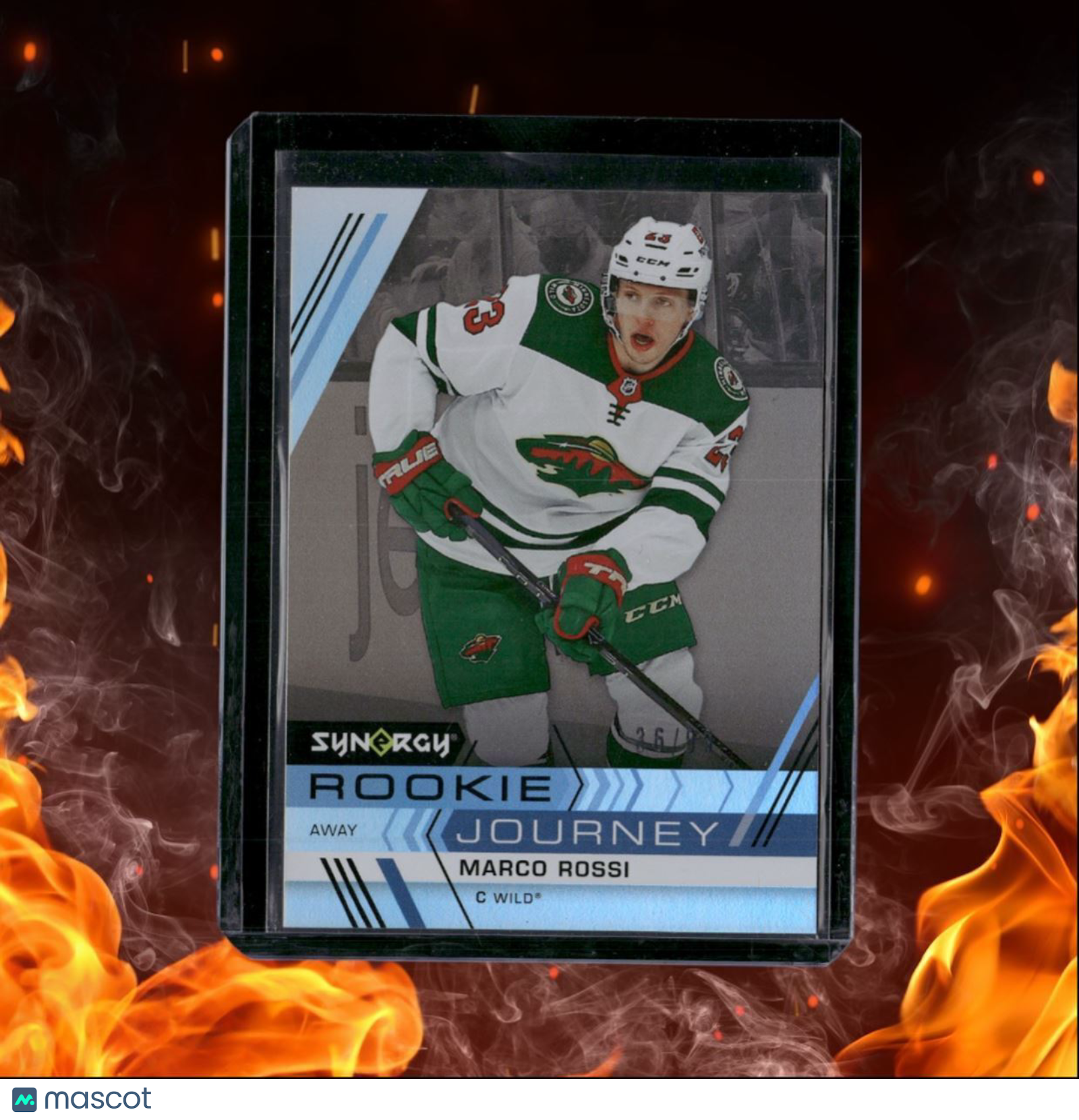 2022-23 Upper Deck Synergy Marco Rossi Journey Away Rookie 36/99 #RJ-4