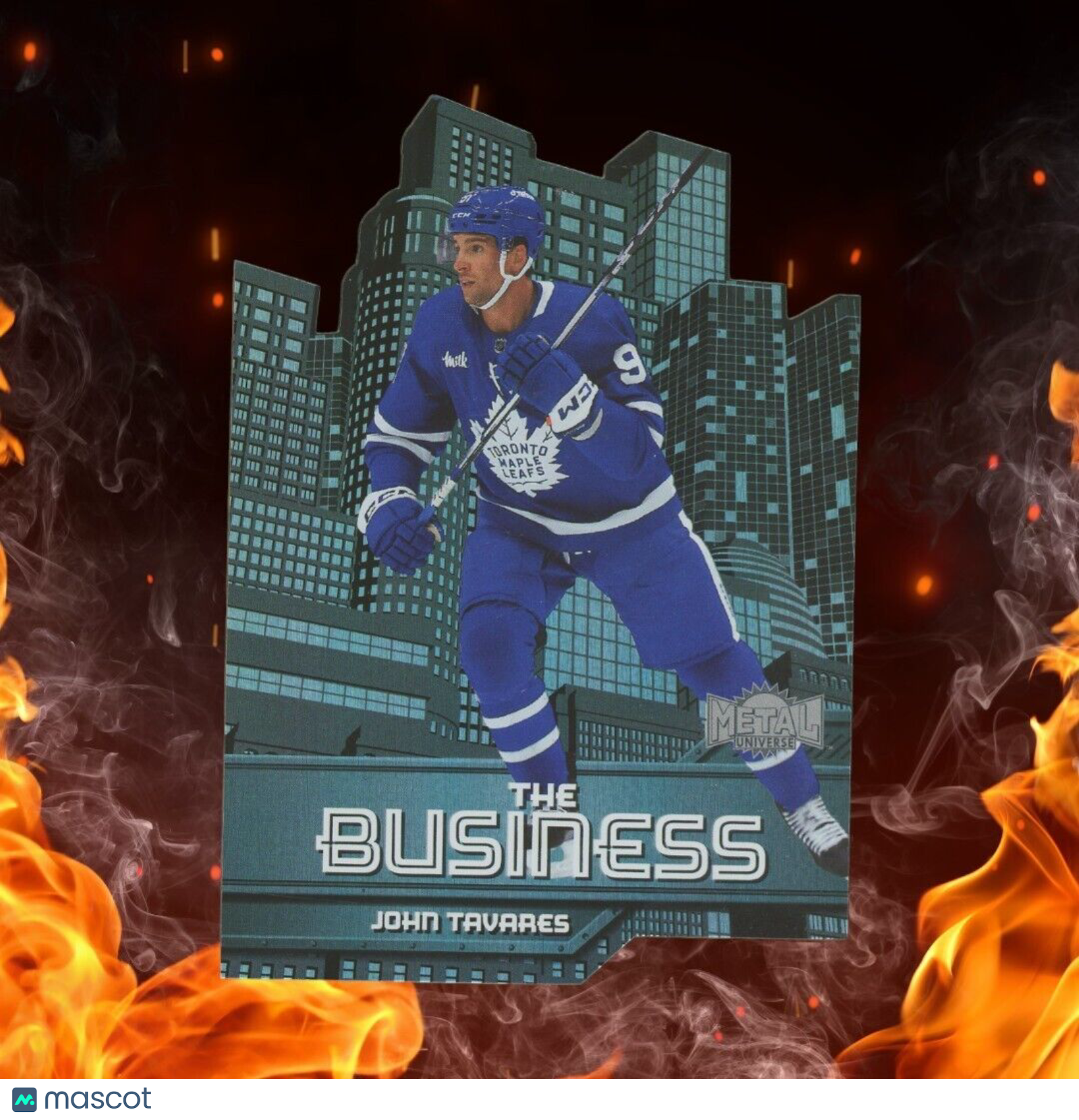 2023-24 Skybox Metal Universe JOHN TAVARES The Business Die-Cut#10TB