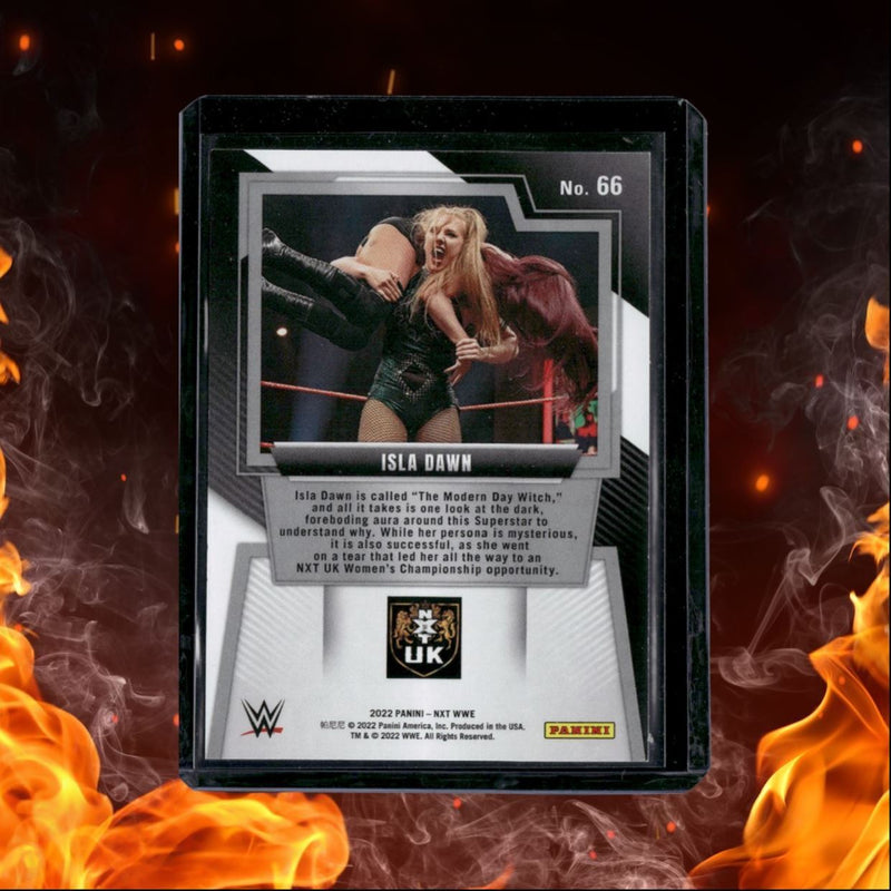 2022 Panini NXT WWE Isla Dawn Red Rookie 145/199