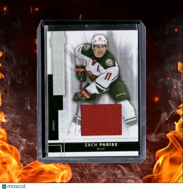 2014-15 Upper Deck Premier Zach Parise Jersey 072/125 #50