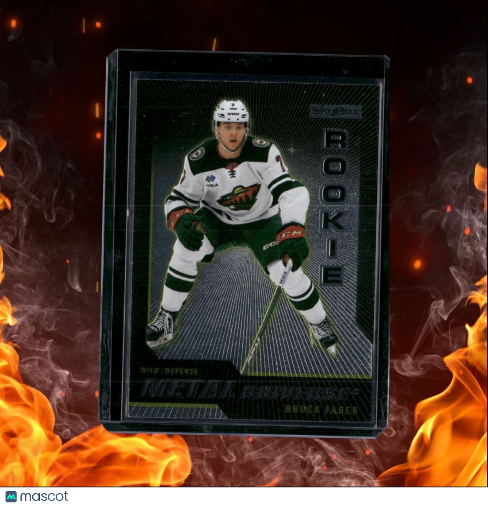 2023-24 SkyBox Metal Universe Brock Faber Retro Rookie #R-21
