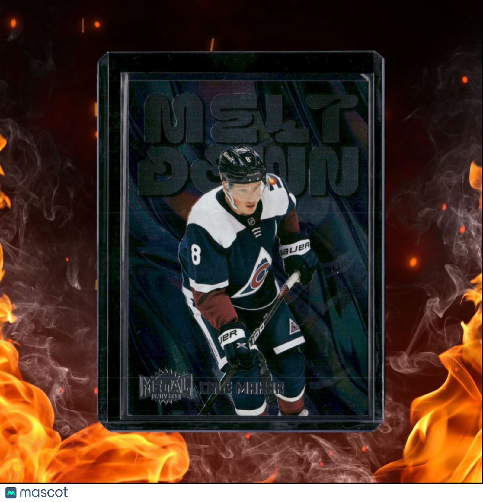 2023-24 SkyBox Metal Universe Cale Makar Meltdown #M1
