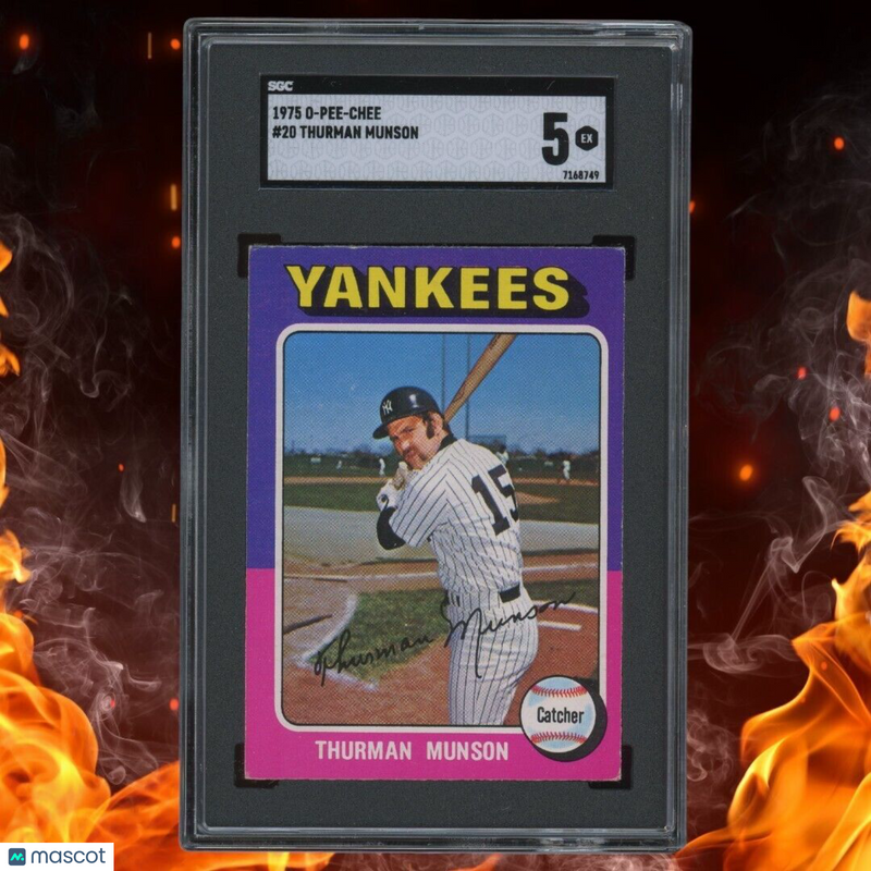 1975 O-Pee-Chee THURMAN MUNSON SGC 5