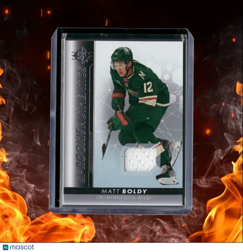 2022-23 SP Authentic Matt Boldy Jersey Rookie