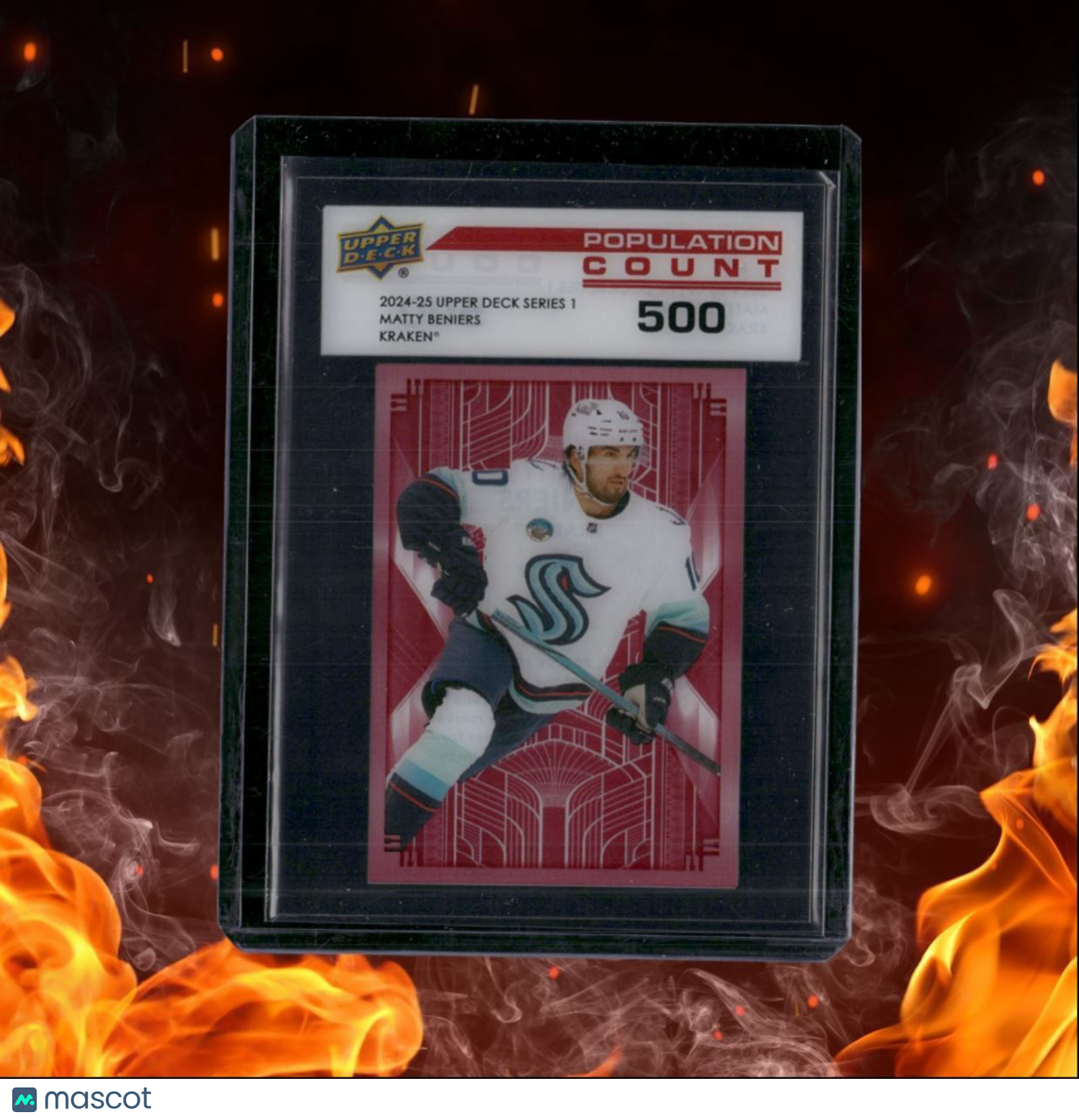 2024-25 Upper Deck Matty Beniers Population Count 500 /500 #PC-5