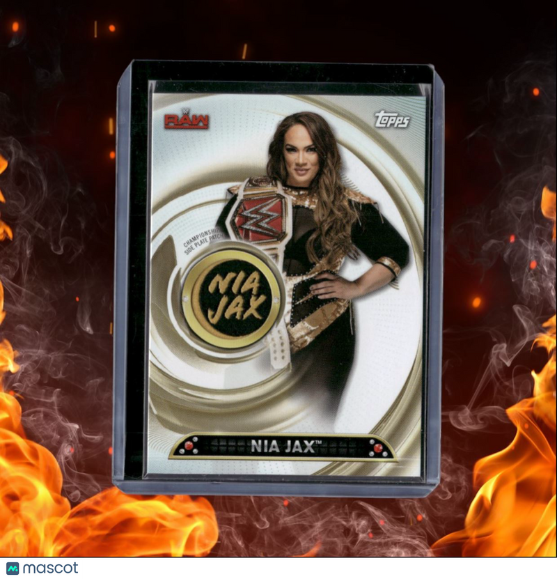 2019 Topps Women's Division Nia Jax Commemorative Championship Patch 189/199