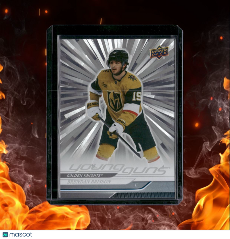 2024-25 Upper Deck Brendan Brisson Outburst Silver Young Guns Rookie