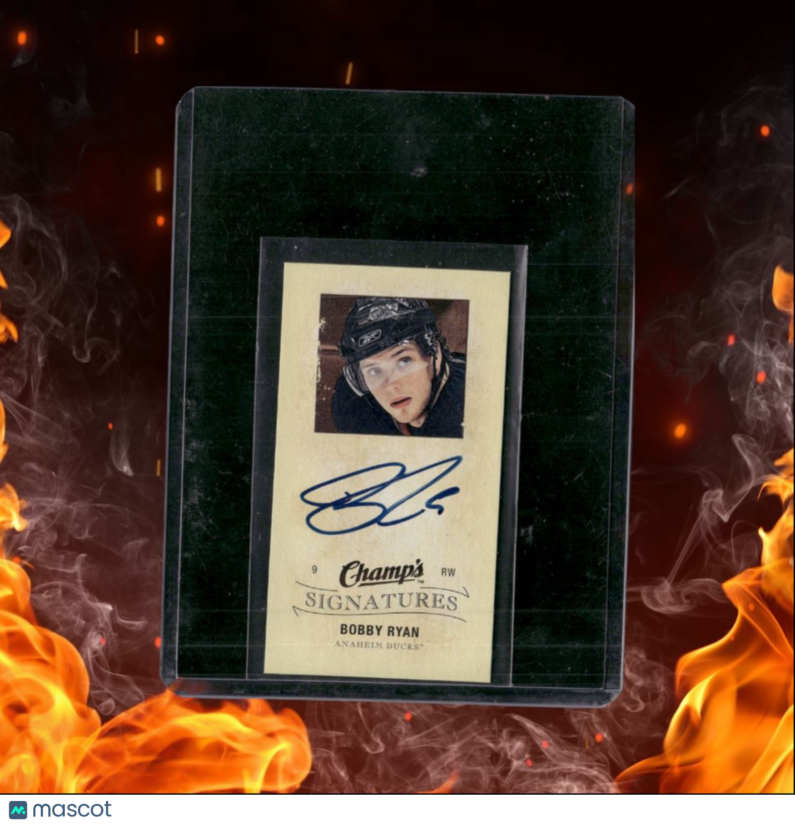 2009-10 Upper Deck Champ's Bobby Ryan Mini Auto #CS-RY