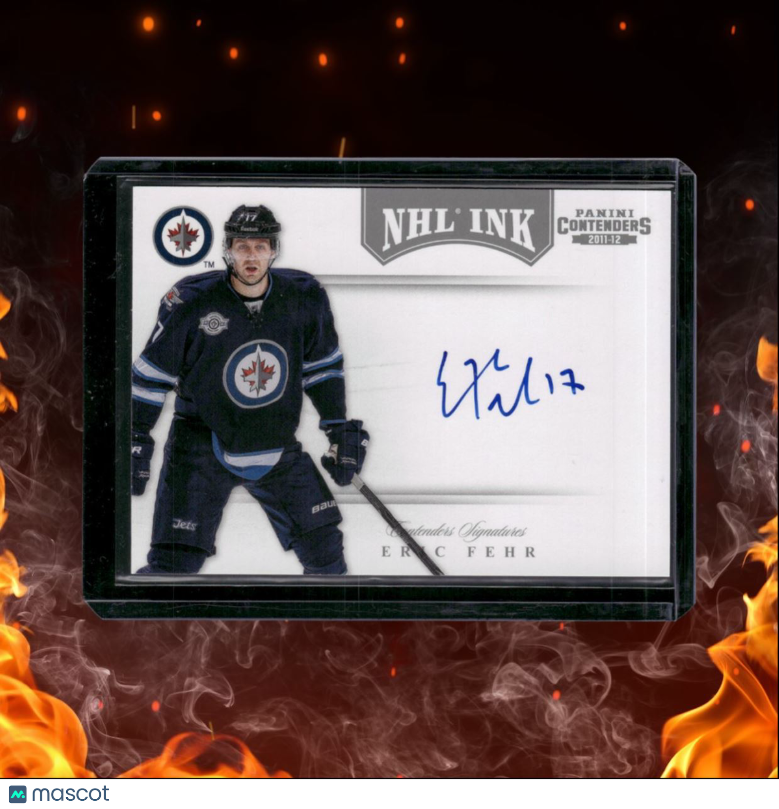 2011-12 Panini Contenders Eric Fehr NHL Ink Auto #67