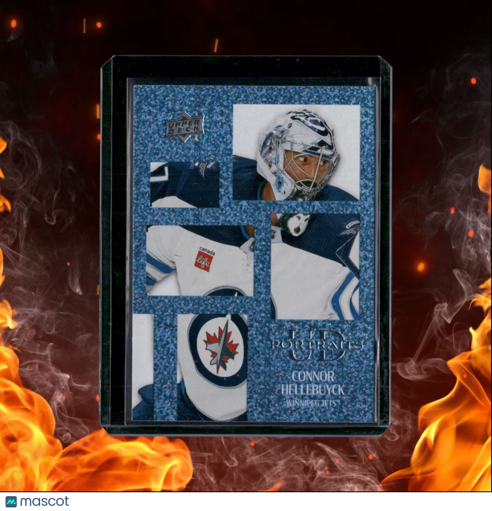 2024-25 Upper Deck Connor Hellebuyck UD Portraits Sparkle #P-16