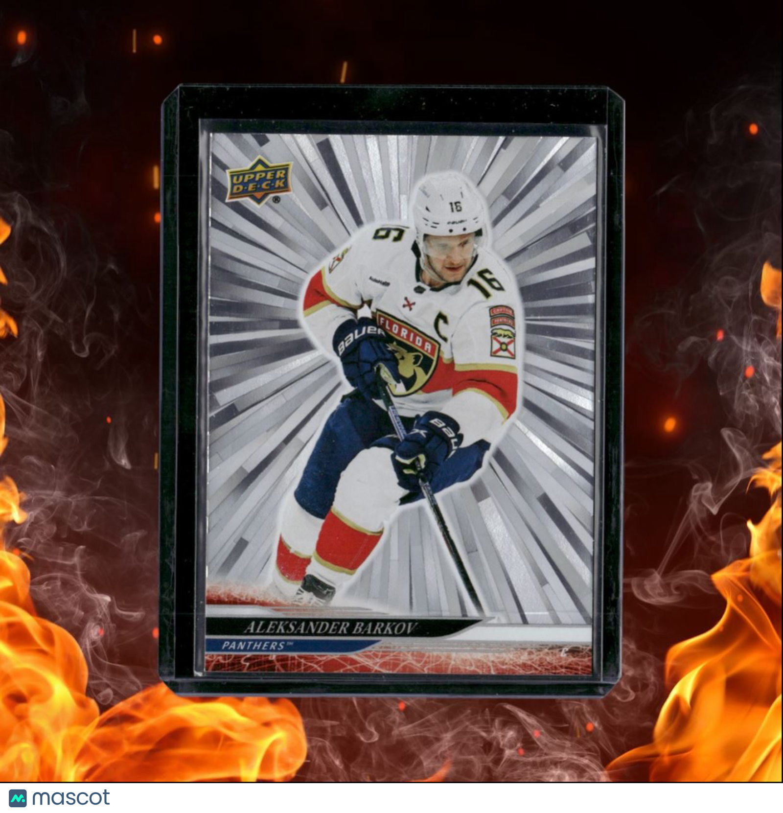 2024-25 Upper Deck Aleksander Barkov Silver Outburst #80