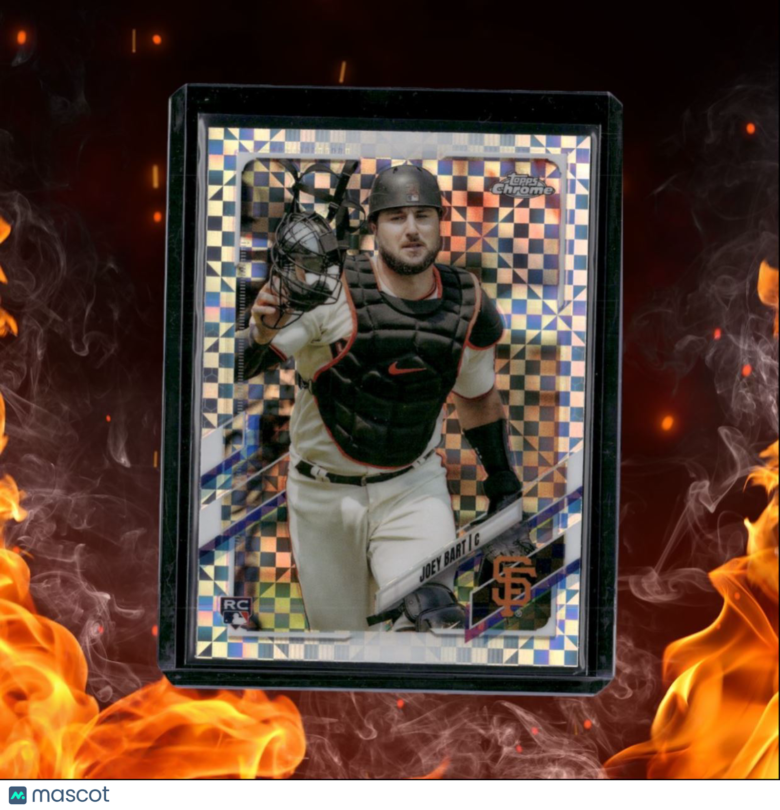 2021 Topps Chrome Joey Bart X-Fractor Rookie #109