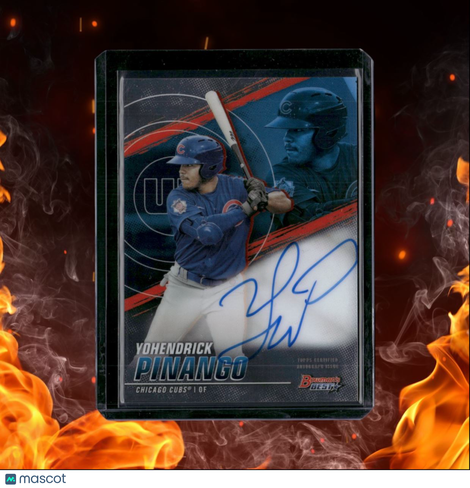 2021 Bowman's Best Yohendrick Pinango Best of 2021 Prospect Auto #B21-YP
