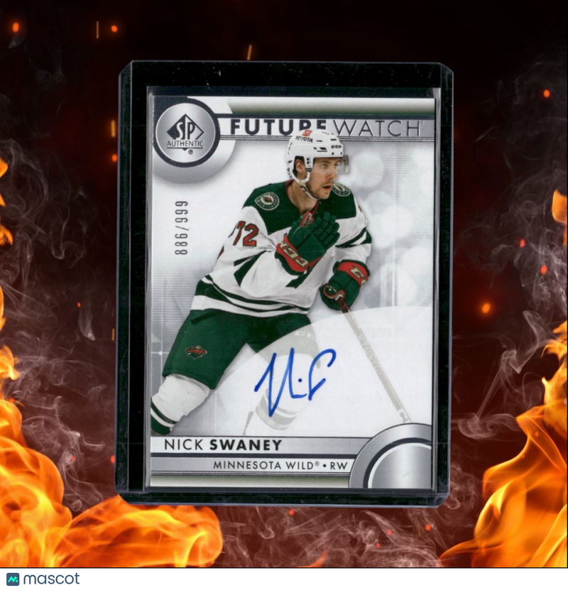 2023-24 SP Authentic Nick Swaney Future Watch Rookie Auto 886/999