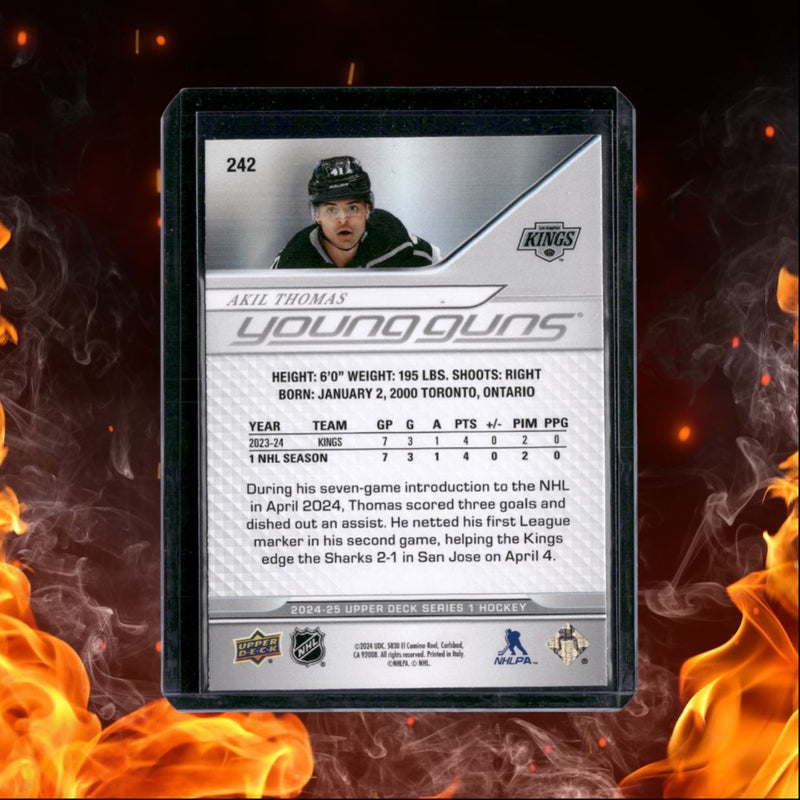 2024-25 Upper Deck Akil Thomas Young Guns Rookie