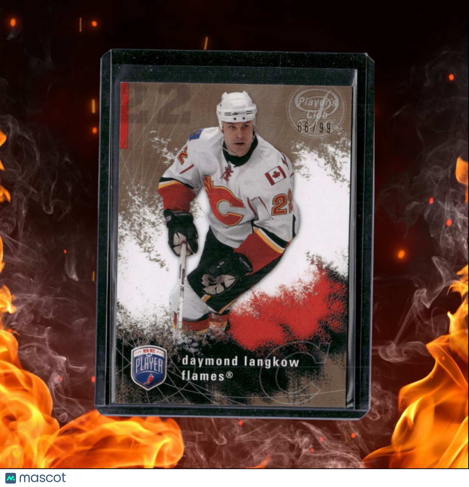 2007-08 Upper Deck Be a Player Daymond Langkow Player's Club 66/99 #29
