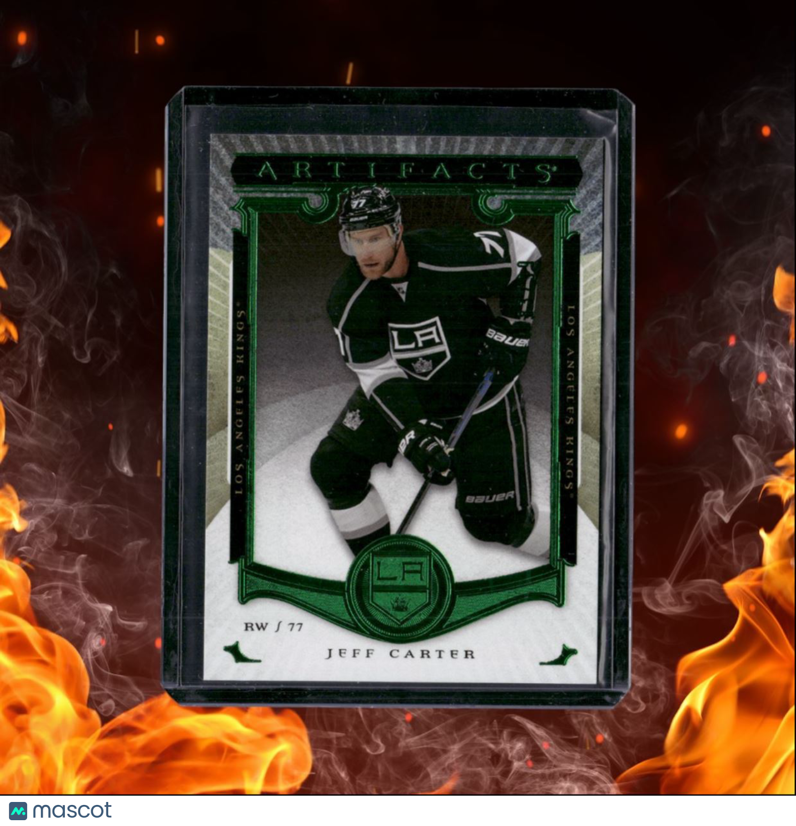 2015-16 Upper Deck Artifacts Jeff Carter Emerald Green 83/99 #12