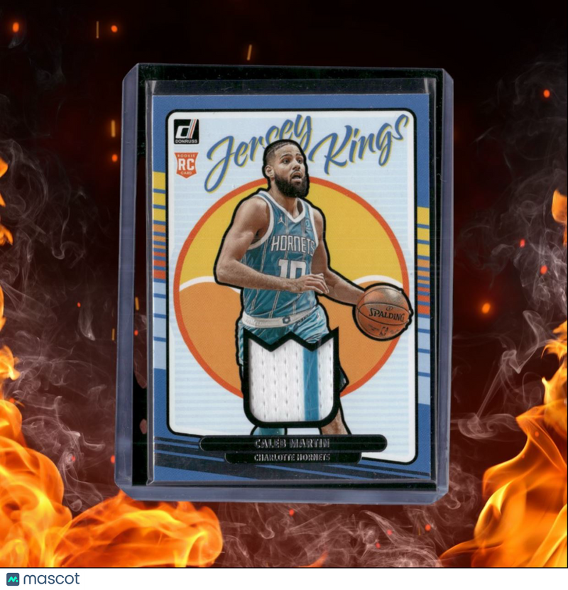 2020-21 Panini Donruss Caleb Martin Jersey Kings 2-Color Rookie