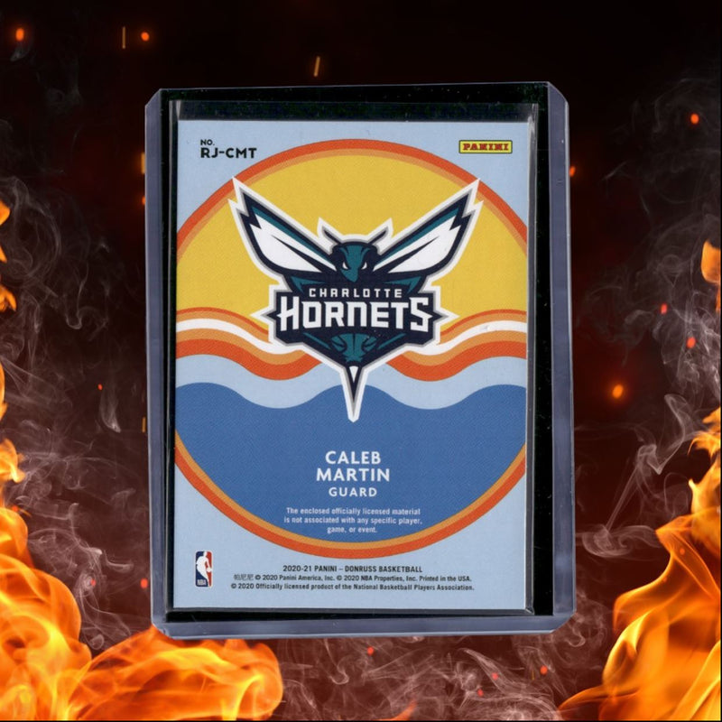 2020-21 Panini Donruss Caleb Martin Jersey Kings 2-Color Rookie