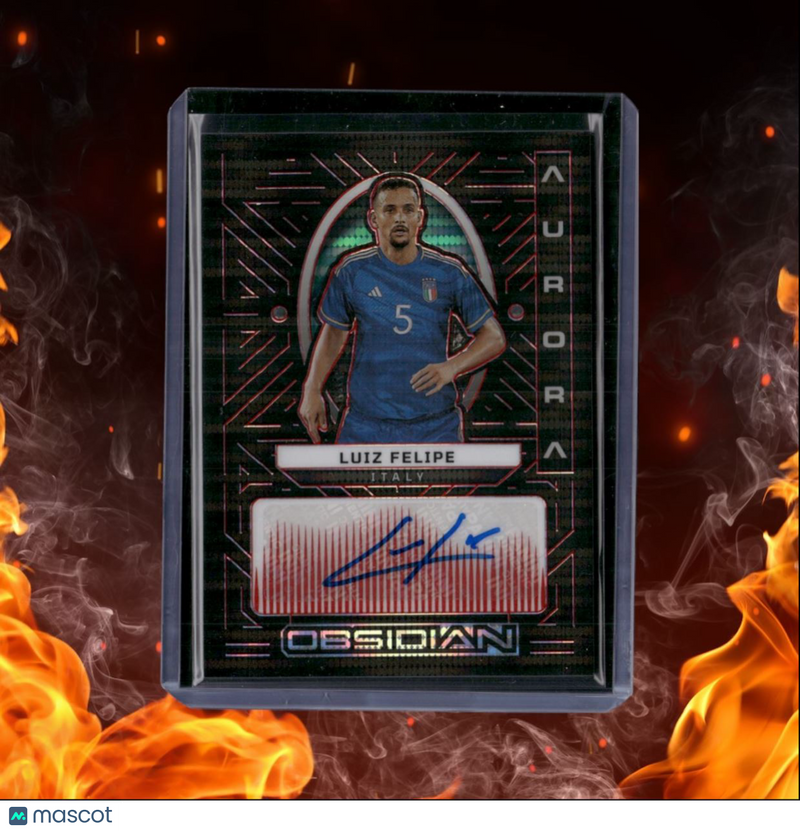 2022 Panini Obsidian Luiz Felipe Aurora Eelectric Etch Red Pulsar Auto 41/44