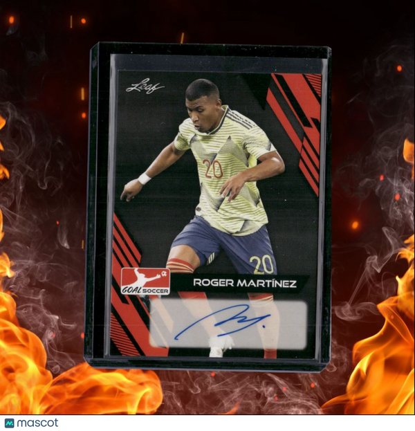 2023 Leaf Goal Soccer Roger Martinez Scorer Auto #BA-RM1