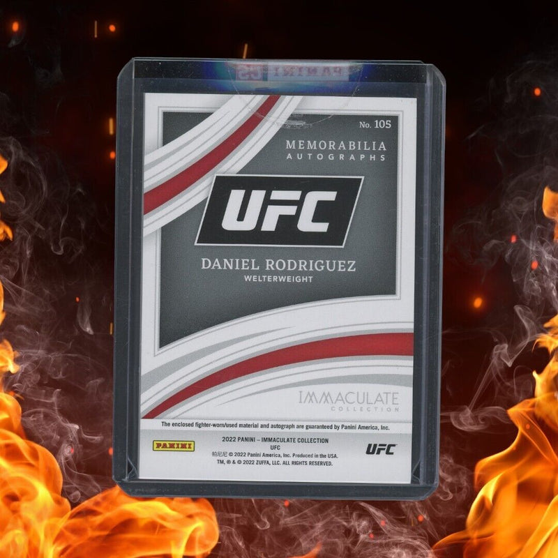 2022 Panini Immaculate UFC DANIEL RODRIGUEZ Rookie Relic Auto /99