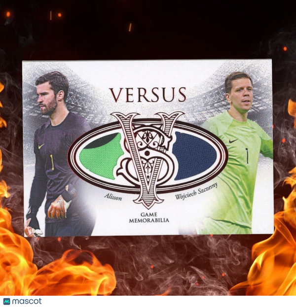 2024 Futera Unique ALISSON / WOJCIECH SZCZESNY Dual Jersey /4 Versus Red #VS15