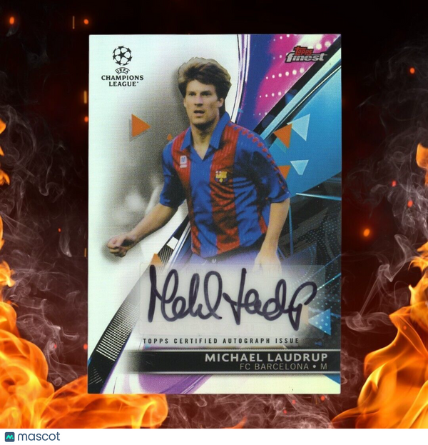 2021-22 Topps Finest UCC MICHAEL LAUDRUP Auto /200 Refractor #107