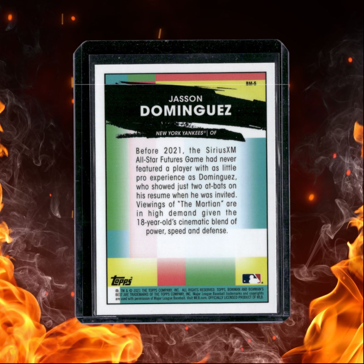 2021 Bowman's Best Jasson Dominguez Bowman Masterpieces Prospect (B) #BM-5