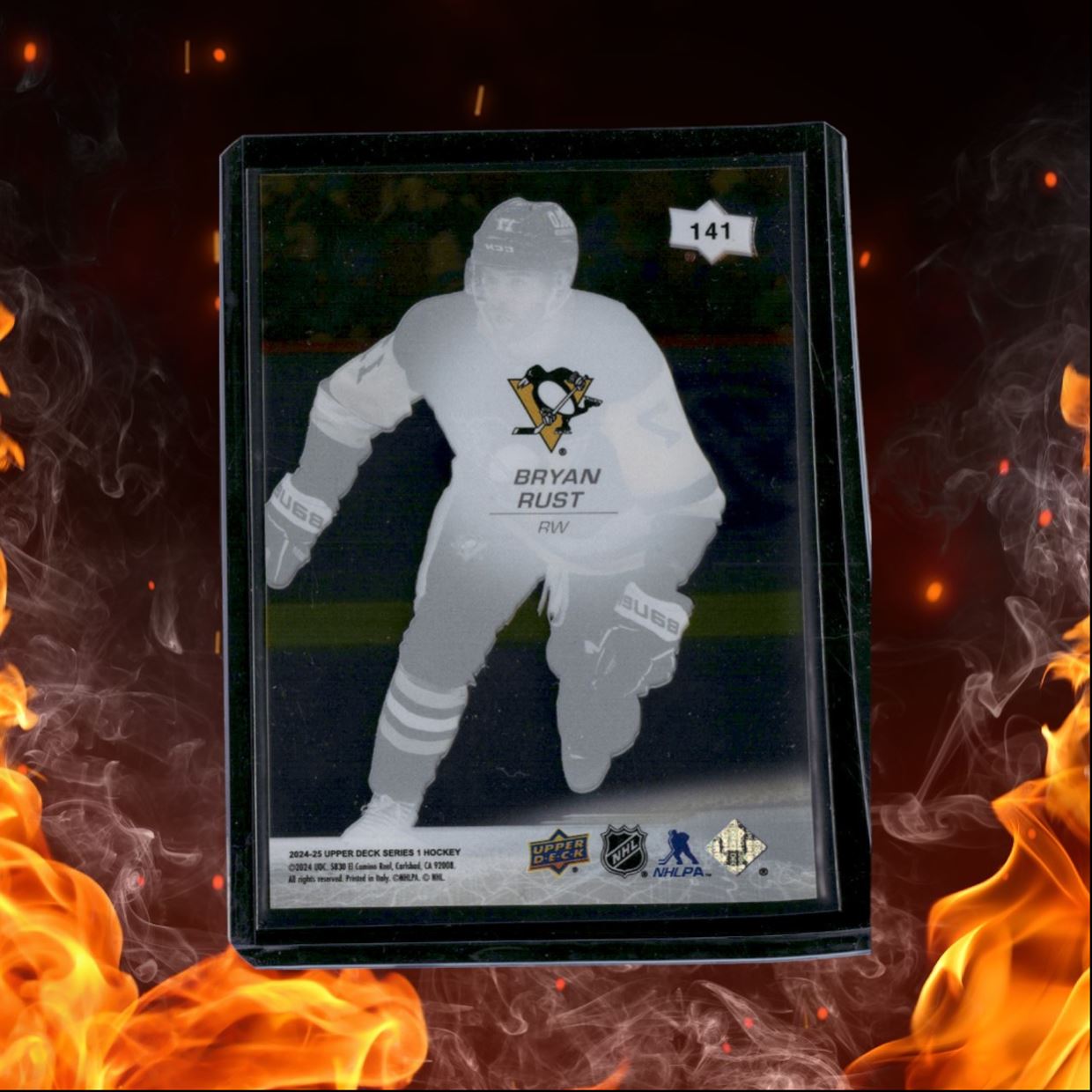2024-25 Upper Deck Bryan Rust Clear Cut SSP #141