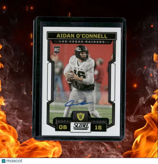 2023 Panini Score Aidan O'Connell Rookie Auto #310