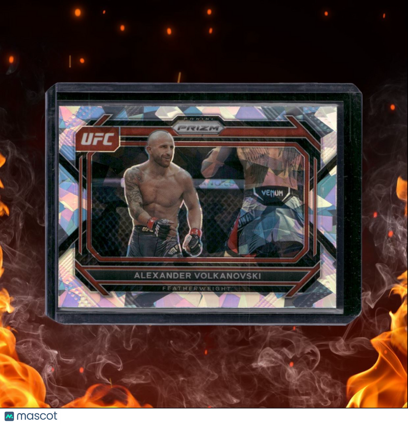 2023 Panini Prizm UFC Alexander Volkanovski Cracked Ice Prizm