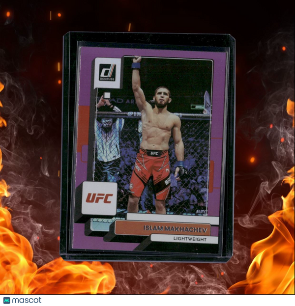 2023 Panini Donruss UFC Islam Makhachev Purple Foil #92