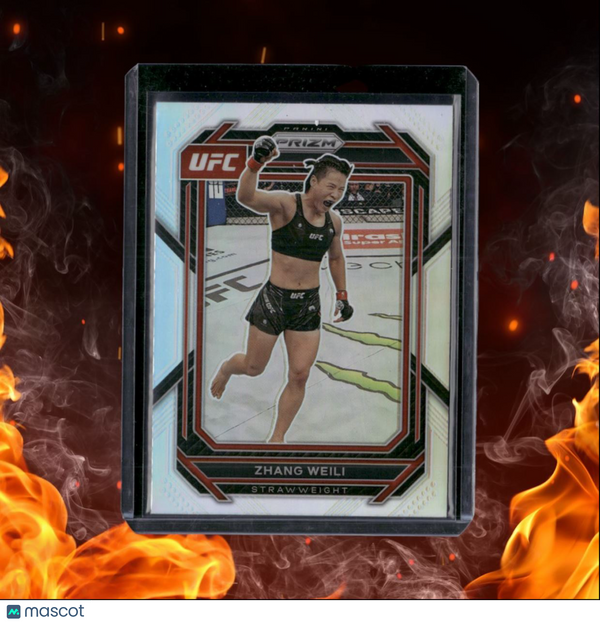 2023 Panini Prizm UFC Zhang Wei Silver Prizm #198