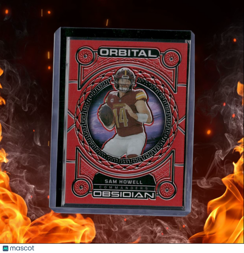 2023 Panini Obsidian Sam Howell Orbital Electric Etch Flood Red