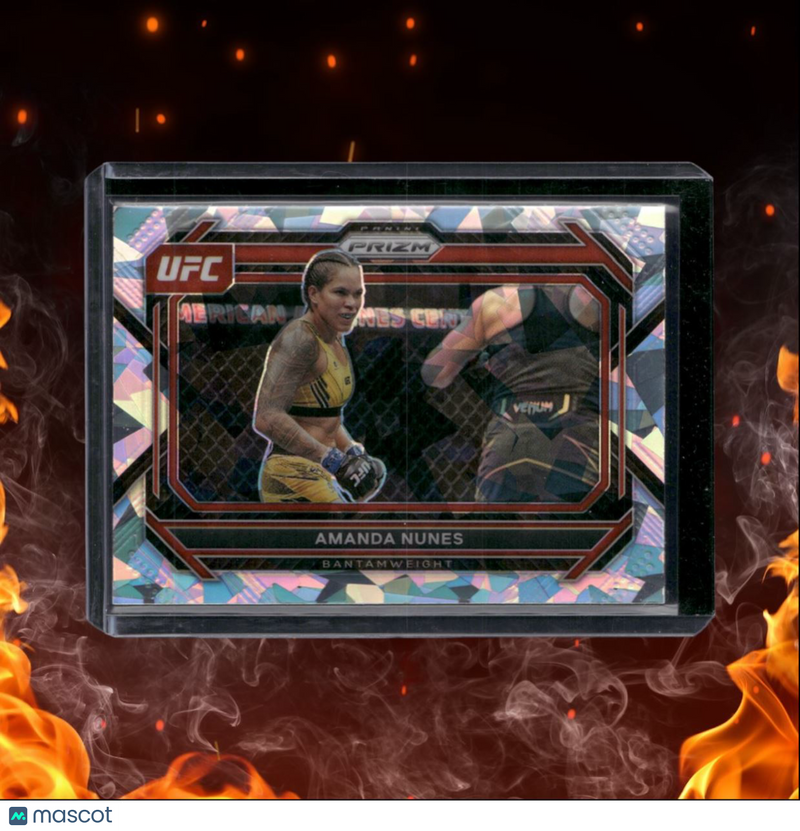 2023 Panini Prizm UFC Amanda Nunes Cracked Ice Prizm