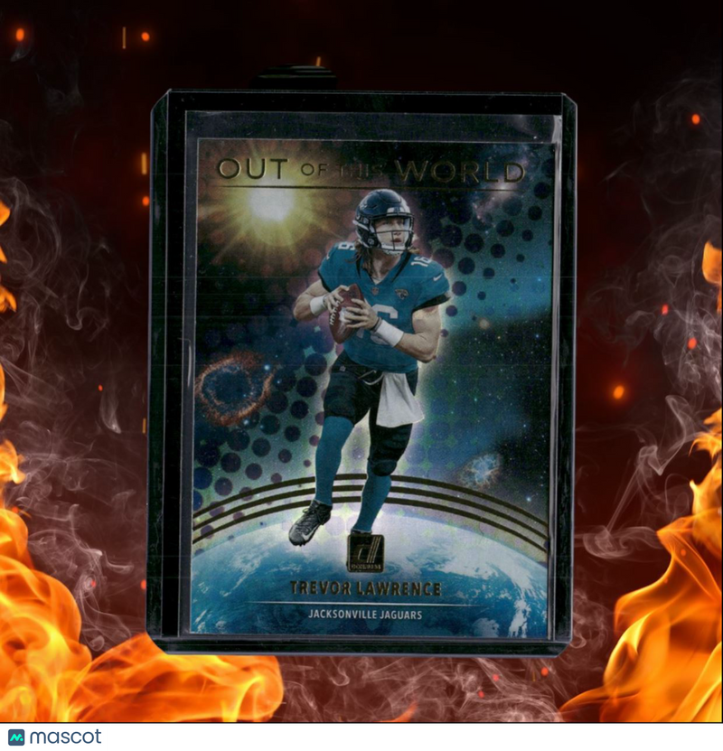 2021 Panini Donruss Trevor Lawrence Out of this World Gold