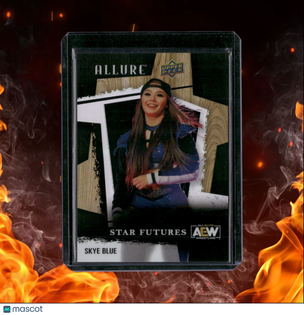 2022 Upper Deck Allure AEW Skye Blue Star Futures Table Rookie #141