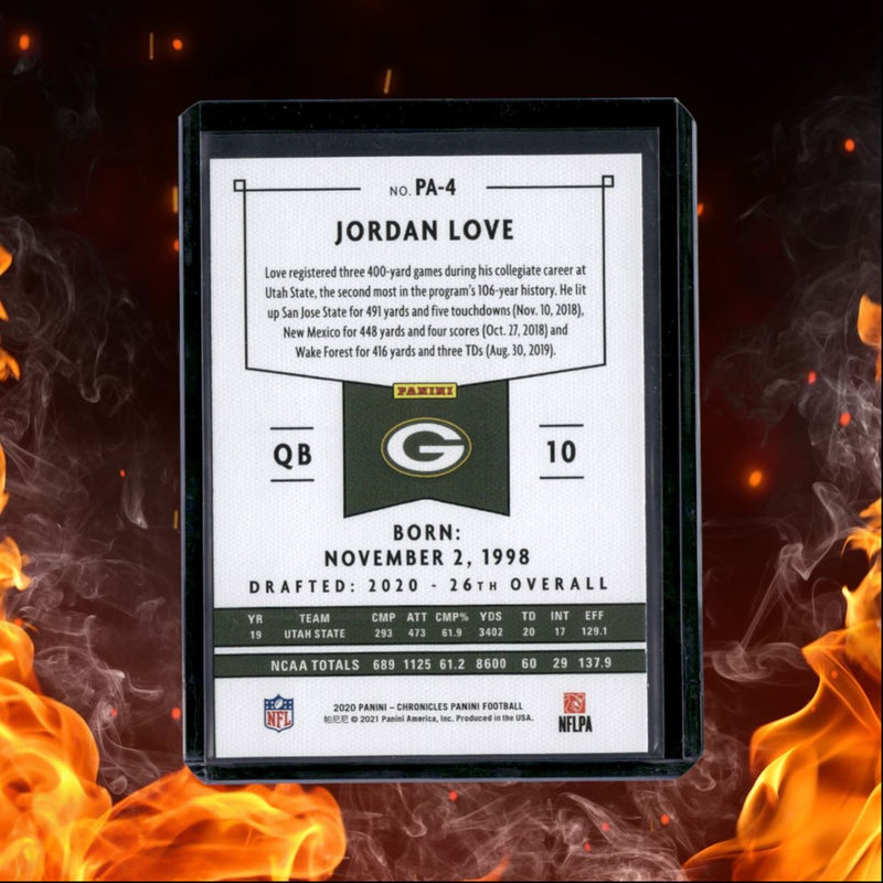 2020 Panini Chronicles Jordan Love Panini Rookie