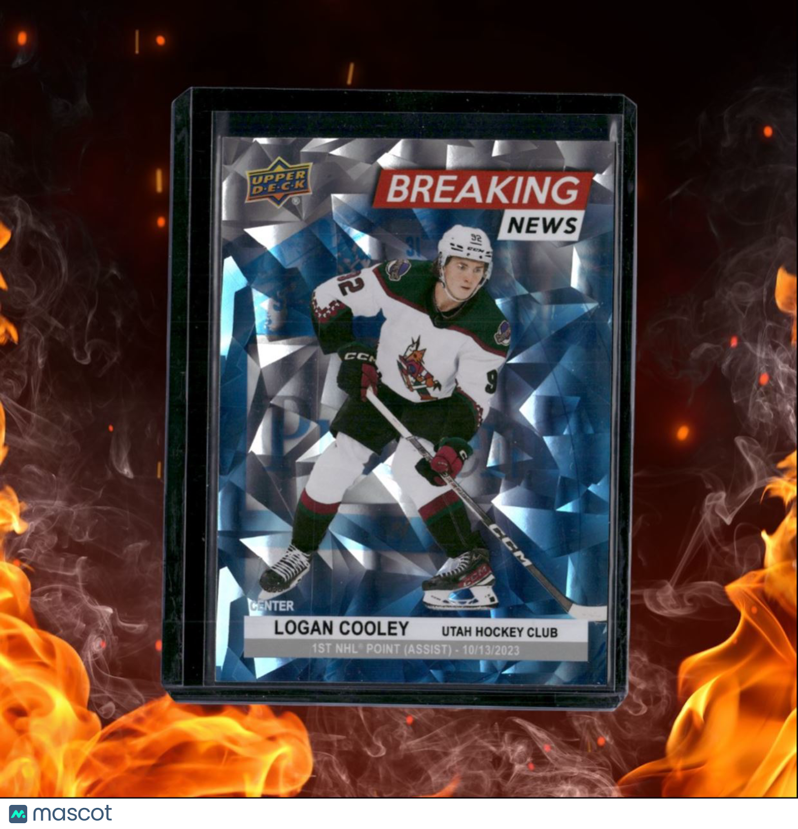 2024-25 Upper Deck Logan Cooley Breaking News #BN-28