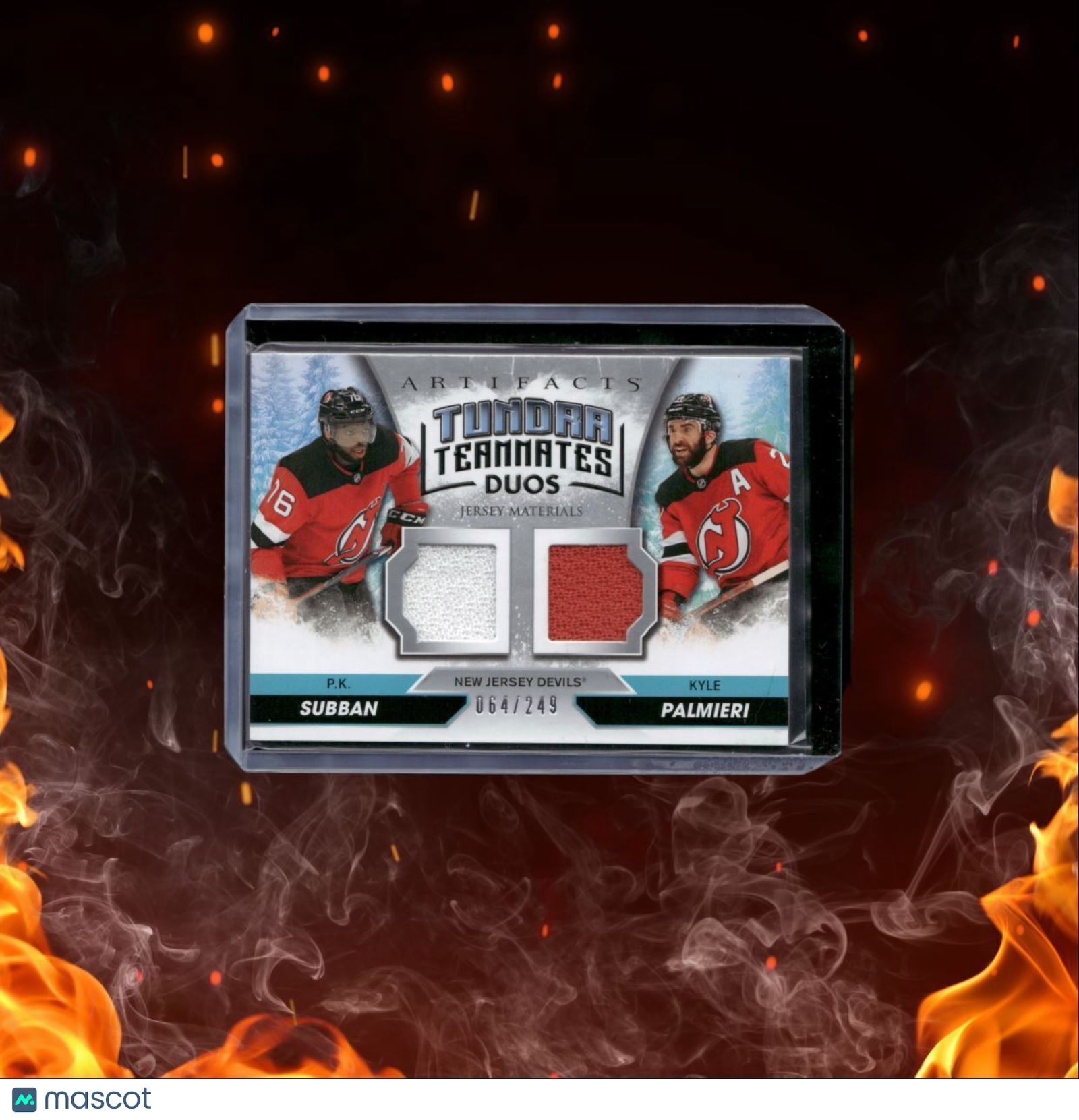 2020-21 Upper Deck Artifacts Subban / Palmieri Tundra Teammates Patch 064/249
