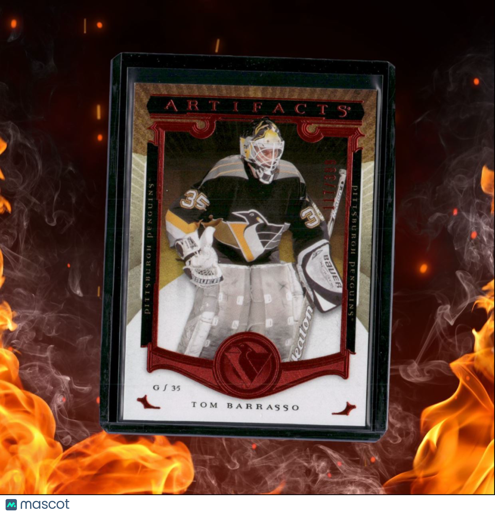 2015-16 Upper Deck Artifacts Tom Barrasso  Ruby 117/399 #144