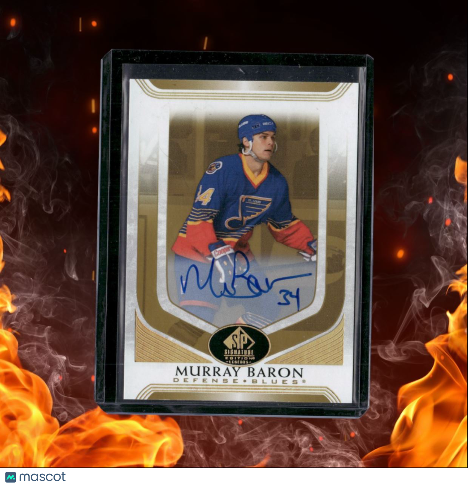 2020-21 SP Signature Edition Legends Murray Barron Gold Auto #53