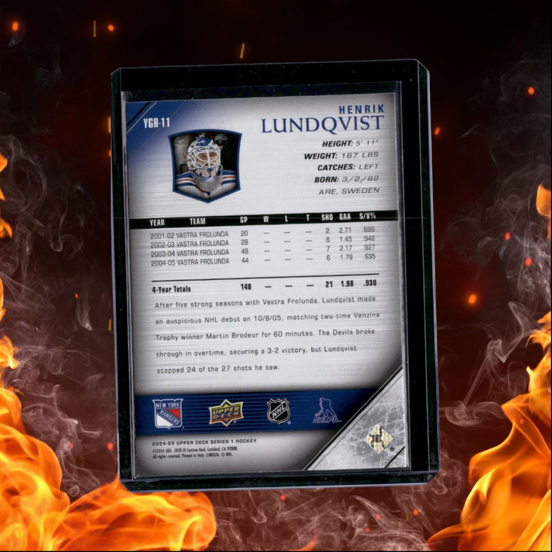 2024-25 Upper Deck Henrik Lundqvist Young Guns Renewed (A)