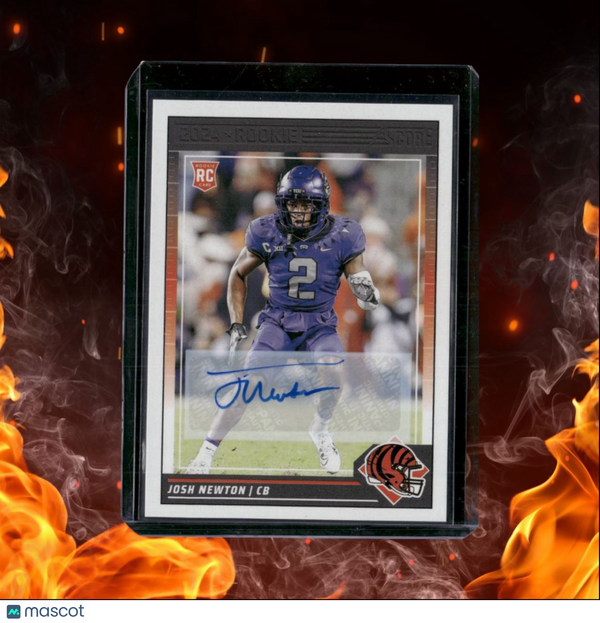 2024 Panini Score Josh Newton Rookie Auto #357