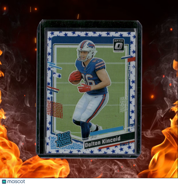 2023 Donruss Optic Dalton Kincaid Blue Stars Emoji Prizm SP Rookie #211