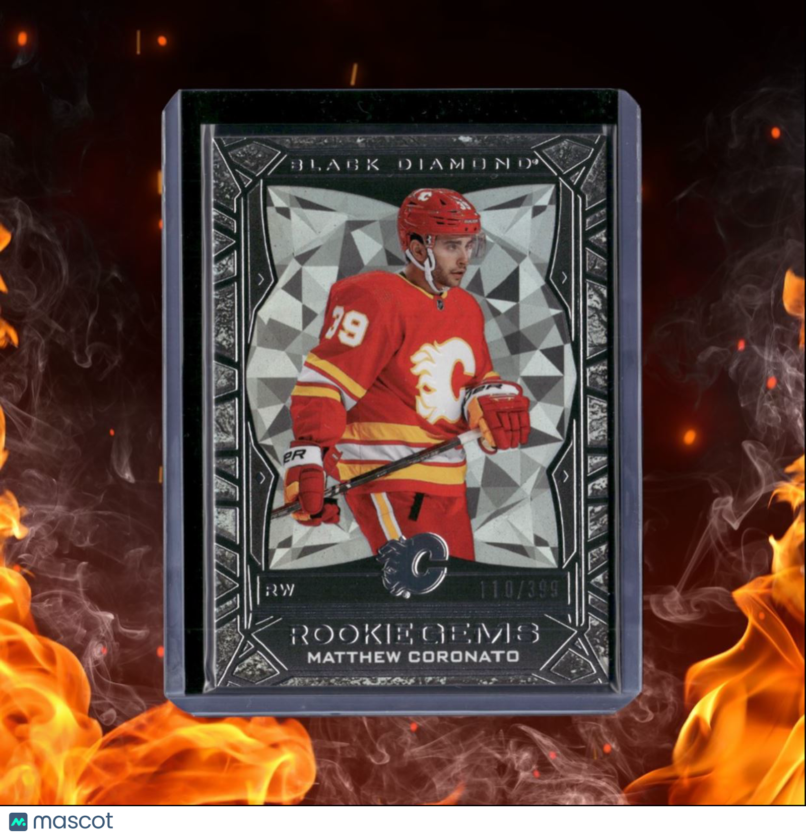 2023-24 Upper Deck Black Diamond Matthew Coronato Gems Rookie 110/399 #RG-CO