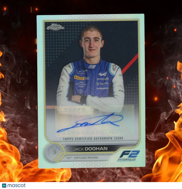 2022 Topps Chrome F1 JACK DOOHAN Auto Refractor #CAC-JD2